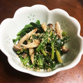 すかちゃん♡'s cooksnap of when they made しめじとほうれん草のおひたし.