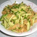 オレンジエィミー's cooksnap of when they made ホタテのひもときゅうりの和え物.