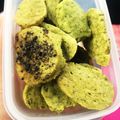 まなこりあんぬ's cooksnap of when they made サクサク！甘さ控えめ小松菜クッキー♪.