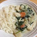 englewood's cooksnap of when they made ほうれん草とカブとチキンのクリーム煮.
