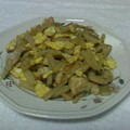 ずぼら～マン's cooksnap of when they made 大根とささ身の卵炒め.