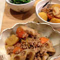 たま５３'s cooksnap of when they made 豚ひき肉と根菜の炒り煮.
