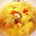 cook_fuji☆'s cooksnap of when they made 簡単♡ザーサイと白髪葱のふわ卵中華スープ.