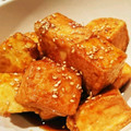 nachichoco's cooksnap of when they made 厚揚げで　手羽先甘辛胡麻揚げ風.
