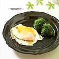 mami323's cooksnap of when they made 照り×目玉焼き♡トースト.