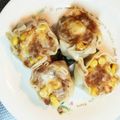 紋吉ママ's cooksnap of when they made コーンとチーズの包み餃子。.
