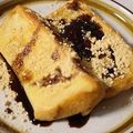 ＊実月＊'s cooksnap of when they made 豆乳フレンチトースト〜黒蜜きな粉で♡.