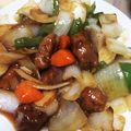 がっみー's cooksnap of when they made 薄切り肉を丸めた♡簡単酢豚.