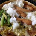 豆とオリーブ's cooksnap of when they made シャウエッセンと大根おろしのみぞれ鍋.