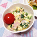タニカゼ's cooksnap of when they made 簡単★ほうれん草玉子ハムのマヨ和えサラダ.