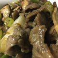 ジャミサマコ's cooksnap of when they made 簡単！牛肉ときのこのジンジャーソテー.