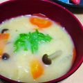 赤きんぎょ16's cooksnap of when they made 白菜人参の味噌汁.
