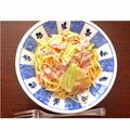 mikaron419's cooksnap of when they made キャベツとベーコンのクリームパスタ.
