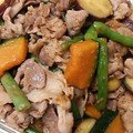 kimimaruo's cooksnap of when they made ご飯が進む♫かぼちゃの中華風炒め物♡.