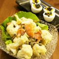 るるおか's cooksnap of when they made スモークサーモンとカリフラワーの山葵マヨ.