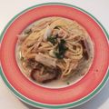 ラクラクダ's cooksnap of when they made 【 ホワイトソース風パスタ♪ 】.