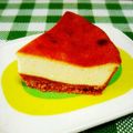 putitmiu's cooksnap of when they made クリームチーズ半分!ベイクドチーズケーキ.