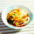 SP♪'s cooksnap of when they made あと一品！キムチ豆腐ちくわ煮.