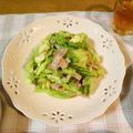 violets's cooksnap of when they made 簡単！ふんわり玉子のキャベツ炒め.