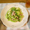 violets's cooksnap of when they made 簡単！ふんわり玉子のキャベツ炒め.
