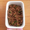shorooms's cooksnap of when they made ずぼら豚ひき肉丼.