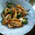 july482136's cooksnap of when they made オクラとちくわのピリ辛炒め☆.
