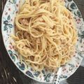 のん吉♪♪'s cooksnap of when they made ツナとクリームチーズのシンプルパスタ.