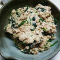 よぉぎゅると's cooksnap of when they made ほうれん草の白和え【男の簡単和食】.