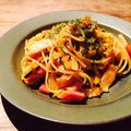 kaokaofood's cooksnap of when they made かぼちゃとベーコンの和風パスタ❀.