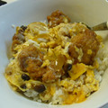 えりぱんな's cooksnap of when they made 鶏のから揚げで♪親子丼風卵とじ.