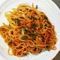 クック57VZDE☆'s cooksnap of when they made 創味シャンタンでナポリタン！？.