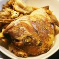 ちょここぁ's cooksnap of when they made 残ったアラでもう一品♡鯛の煮付け.