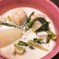 miipuusan's cooksnap of when they made 蕪とベーコンのミルクスープ.