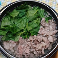 ラリー＆サラ's cooksnap of when they made 常夜鍋☆ほうれん草と豚コマ☆安くて簡単！.