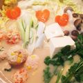 ハルモノ's cooksnap of when they made パクチー香る♪野菜つくねのヘルシー豆乳鍋.