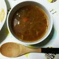 KAHLUUUA's cooksnap of when they made カレーの残りで！簡単生姜春雨スープ.