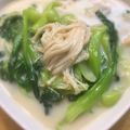 Yogimi 減添加物生活's cooksnap of when they made 海老と青梗菜入り白菜のクリーム煮.