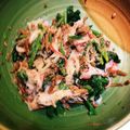 しげkitchen's cooksnap of when they made ほうれん草となめ茸カニかまのお浸し.