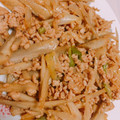 pipitn's cooksnap of when they made 甘辛♡ゴボウと長ネギの合挽き肉炒め！.