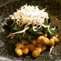 北海道伯爵's cooksnap of when they made モロヘイヤしらす入り納豆.
