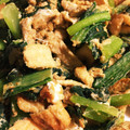 クックLZ7E8G☆'s cooksnap of when they made 小松菜と油揚げの野菜カレー炒め.