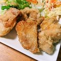 ma616y's cooksnap of when they made ２度揚げ不要＊かりかり衣の鶏もも唐揚げ＊.