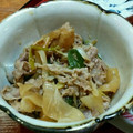 erui's cooksnap of when they made 時短で味染み♪牛肉と大根のすき焼き風煮.
