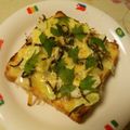 みるきー猫ちゃん's cooksnap of when they made キャベ＆白菜軸　ｼｬｷｼｬｷ和トースト.