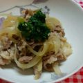 すずかすてら☆'s cooksnap of when they made 調味料は最小限に！やわらか豚こま生姜焼き.