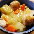 佐保（さほ）'s cooksnap of when they made 白菜と肉団子の豆乳生姜あんかけ丼.