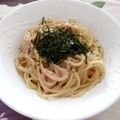 めなよ's cooksnap of when they made なんちゃって明太子クリームパスタ.