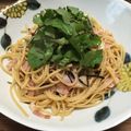 はちまき1102's cooksnap of when they made お吸い物の素と塩昆布で和風パスタ！.