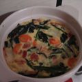 milklmi's cooksnap of when they made パイ生地なし☆ほうれん草のキッシュ.