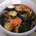 ナオ麻呂's cooksnap of when they made 蛇腹キュウリのゴマポン漬け.